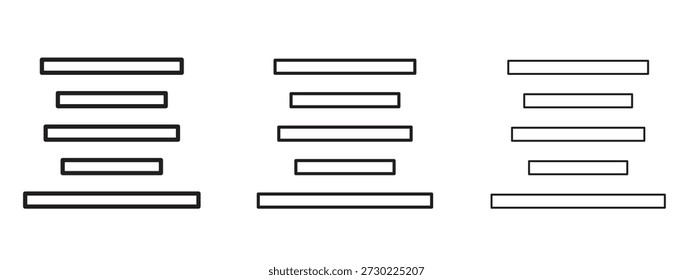 Alinear el símbolo de icono central para Info Gráfico, Elementos de diseño y Sitios web