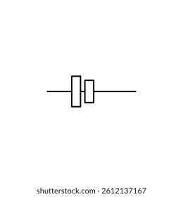 Align center icon Vector simple black trendy style illustration for web and app..eps
