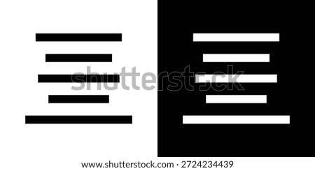 Align center icon. Vector Template. Concept Icon flat design.