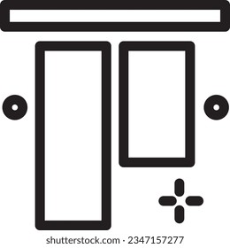 Align Design Tool Outline Icon