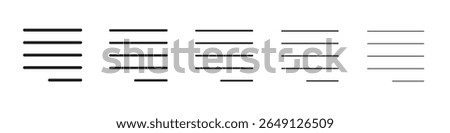 Align icon vector illustration isolated