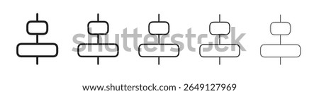 Align icon vector illustration isolated