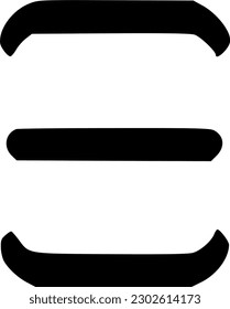 Ilustración del diseño del símbolo del vector del icono