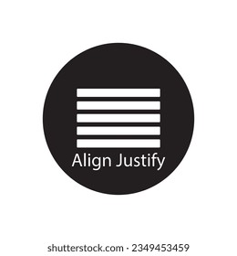 align icon vector template illustration logo design