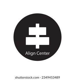 align icon vector template illustration logo design