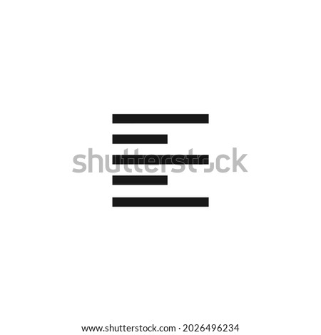 align left black icon isolated white background 