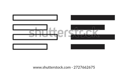 Align left icon with line and silhouette versions.