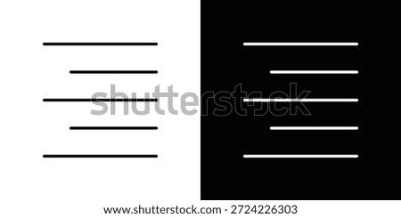 Align left icons graphic design vector symbols. icon Eps10.