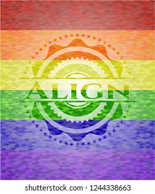 Align lgbt colors emblem 