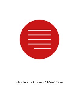 align right icon. Element of text editor sign icon. Premium quality graphic design icon. Signs and symbols collection icon for websites, web design, mobile app