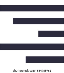 Align Right Vector Icon