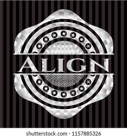 Align silver emblem