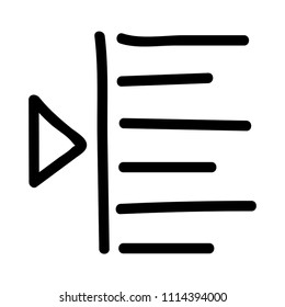 align vector icon
