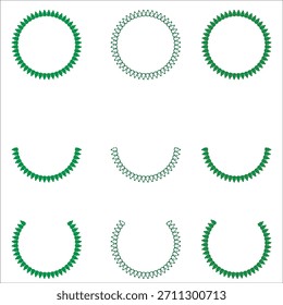 Aligned Circle Shape Collection with Minimal Line Rings, Clean Geometric Round Elements, Decorative Circular Patterns, and Modern Abstract Vector Shapes for Professional Graphic and Logo Design