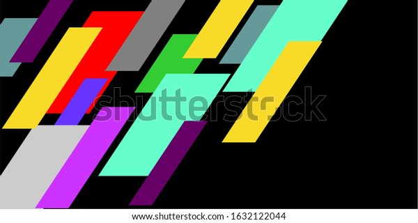 Aligned Color Alignment Leans Left Stock Vector (Royalty Free ...