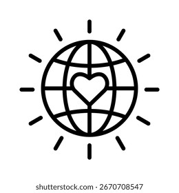 Elemento De Icono De Núcleos Alineados Para El Diseño