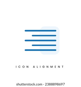 Alignement text UI Pixel Perfect Well-crafted Vector Thin Line And Solid Icon for Web Graphics and Apps