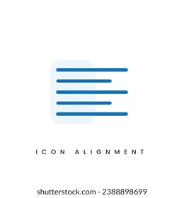 Alignement text UI Pixel Perfect Well-crafted Vector Thin Line And Solid Icon for Web Graphics and Apps