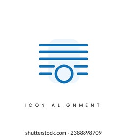 Alignement text UI Pixel Perfect Well-crafted Vector Thin Line And Solid Icon for Web Graphics and Apps