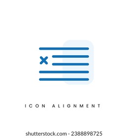 Alignement text UI Pixel Perfect Well-crafted Vector Thin Line And Solid Icon for Web Graphics and Apps