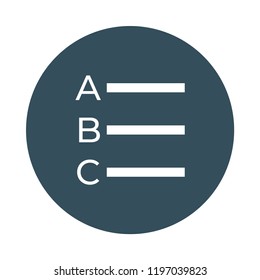 alignment Circle Color Glyphs