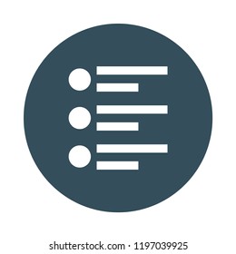 alignment Circle Color Glyphs