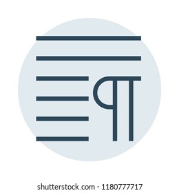 alignment color line icon