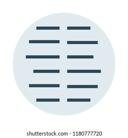 alignment color line icon