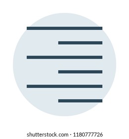 alignment color line icon