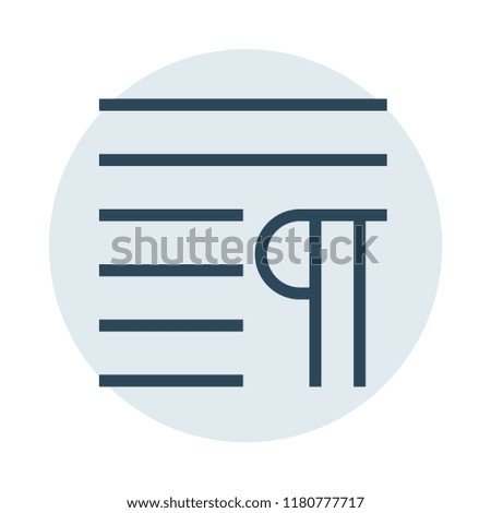 alignment color line icon