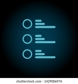 alignment, editorial, text neon icon. Simple thin line, outline vector of Text editor icons for UI and UX, website or mobile application