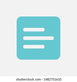Alignment Icon. Align Patterns such as left, right, center,top and bottom. Applied as Sign and Symbol for Design, Presentation, Website or Apps Elements.