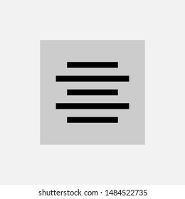 
Alignment Icon. Aligning Row such as left, Right, Center,Top and Bottom. Applied as Sign and Symbol for Design, Presentation, Website or Apps Elements.