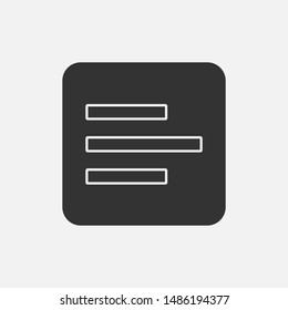 
Alignment Icon. Aligning Row such as left, Right, Center,Top and Bottom. Applied as Sign and Symbol for Design, Presentation, Website or Apps Elements.