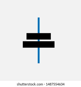 Alignment Icon. Aligning Row such as Left, Right, Center,Top and Bottom Sides. Applied as Sign and Symbol for Design, Presentation, Website or Apps Elements.