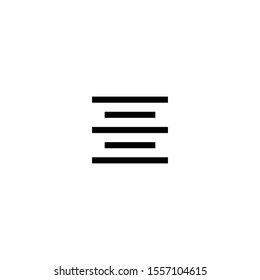 Alignment Icon Vector Design Symbol Illustration 
