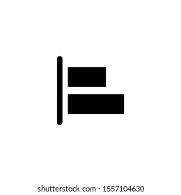 Alignment Icon Vector Design Symbol Illustration 