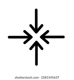 alignment icon vector on white background