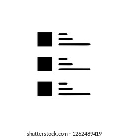 alignment text icon. Simple glyph vector of text editor set icons for UI and UX, website or mobile application