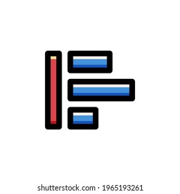 Alignment User Interface Outline Icon Logo Vector Illustration
