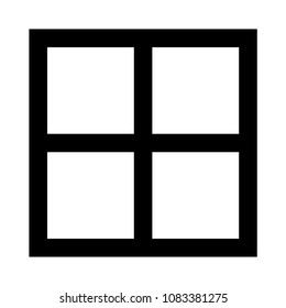 alignment vector glyphs icon