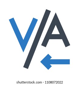 alignment vector icon