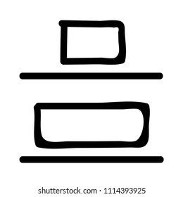 alignment vector icon