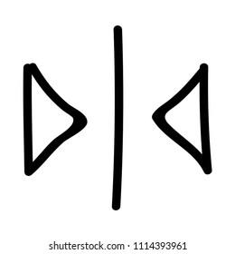 alignment vector icon