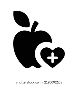 Alimental, Alimentary, Alimentation Icon. Black Vector Graphics.