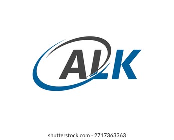 ALK creative logo design vector illustration. logos