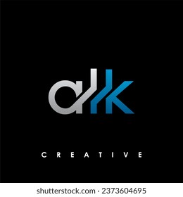 ALK Letter Initial Logo Design Template Vector Illustration