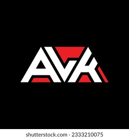 ALK triangle letter logo design with triangle shape. ALK triangle logo design monogram. ALK triangle vector logo template with red color. ALK triangular logo Simple, Elegant, and Luxurious design.