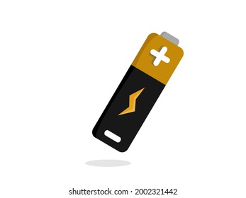 Alkaline battery  isolated on white background. Vector illustration