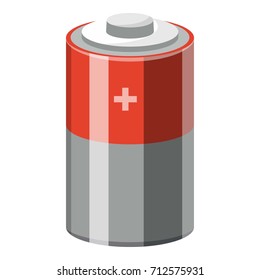 Alkaline Electric Battery Icon Cartoon Illustration Stock Vector ...